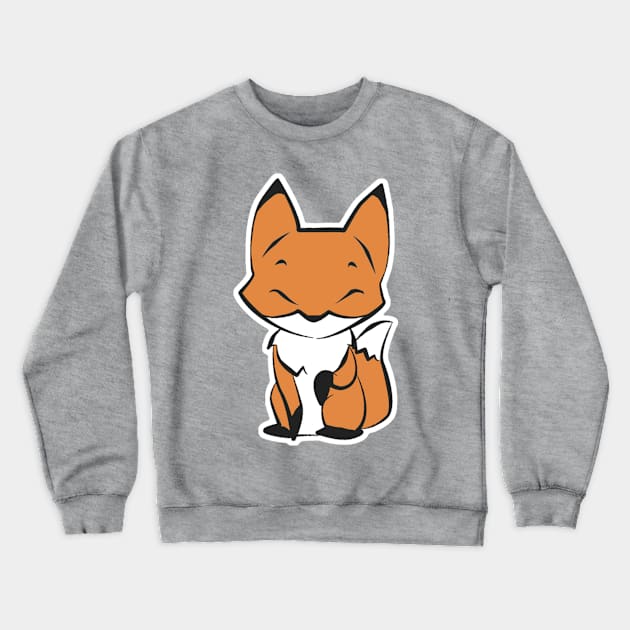 Foxy Friend Crewneck Sweatshirt by Kittykaya